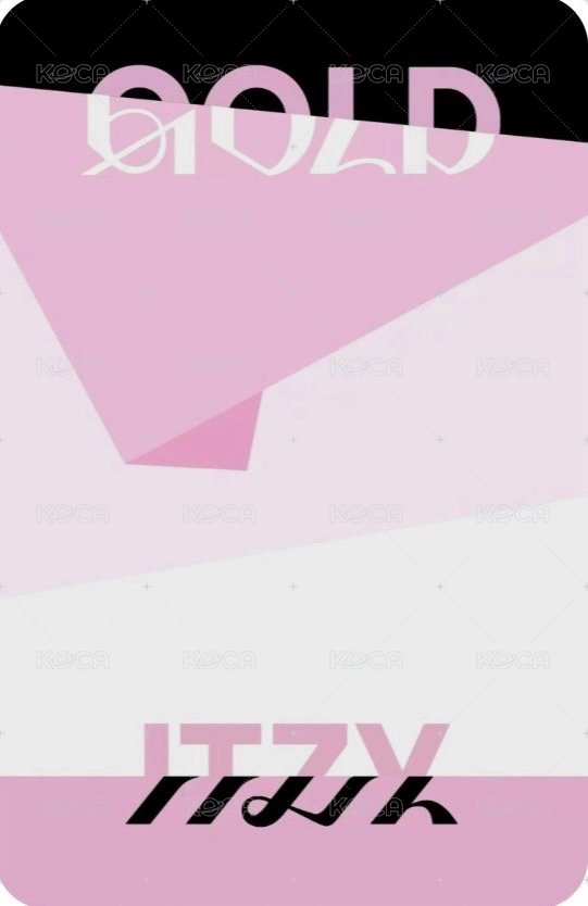 GOLD 專輯卡 STANDARD ver. 背面