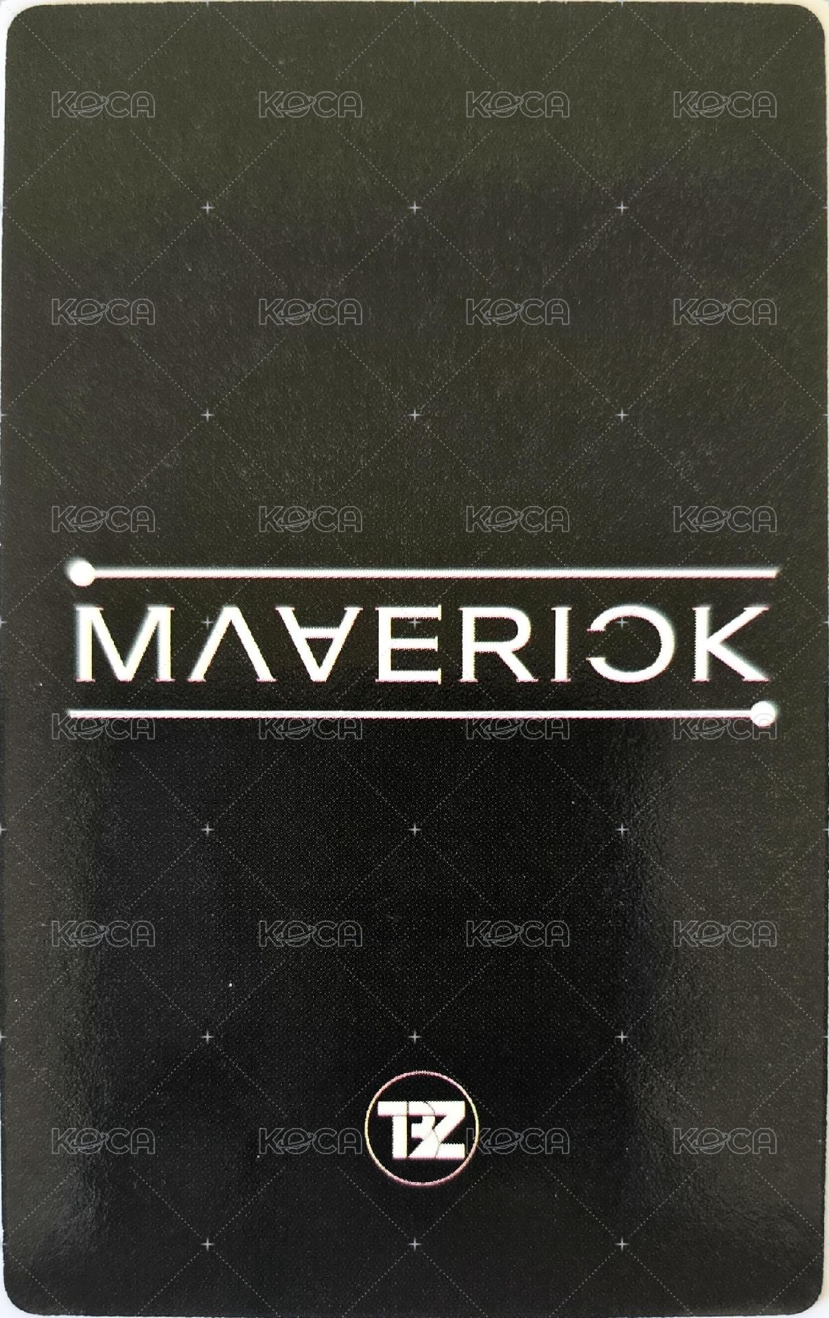 Maverick am 2.0 簽售卡  背面
