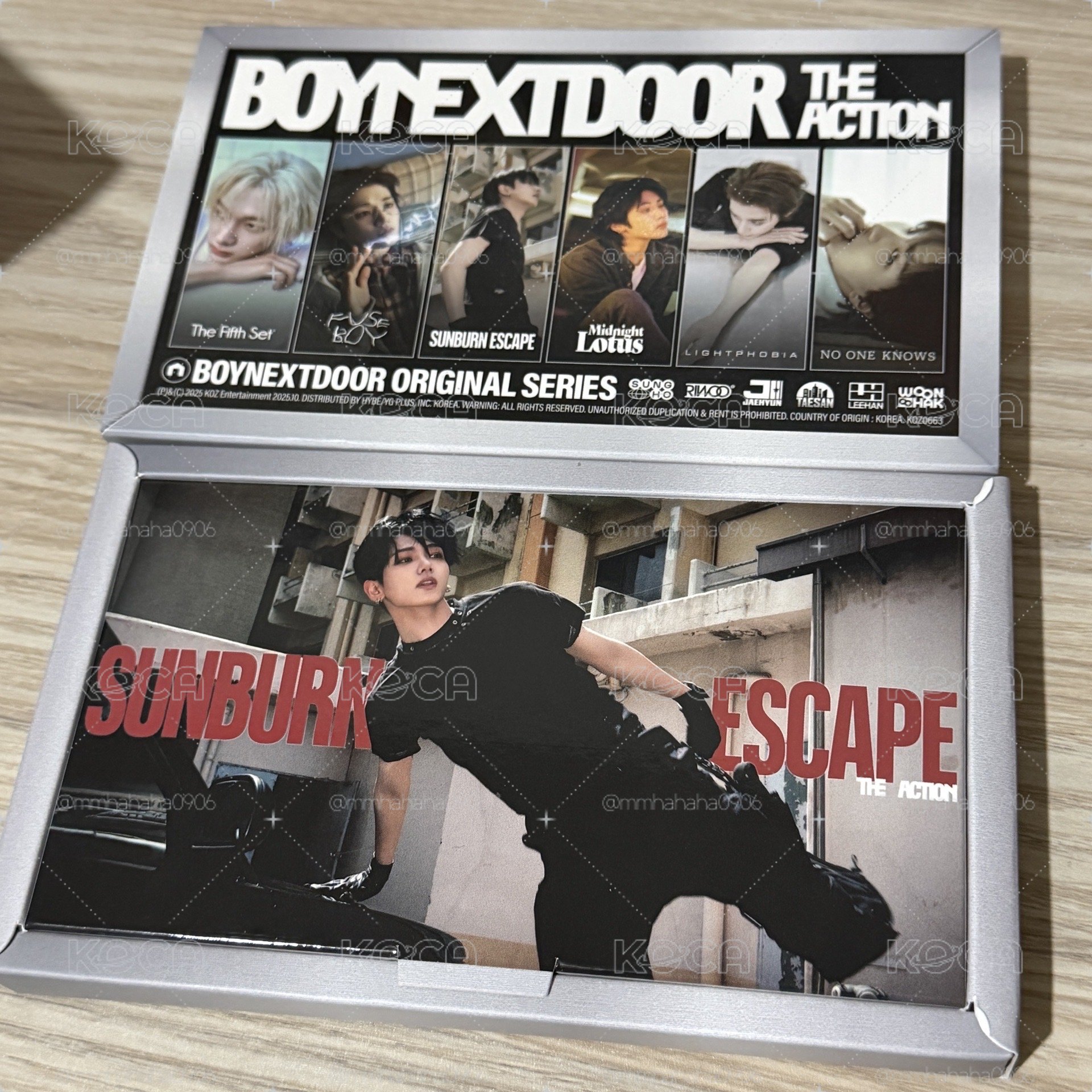 Boynextdoor The Action 單封空專 漢泰山  金雲鶴 宰鉉