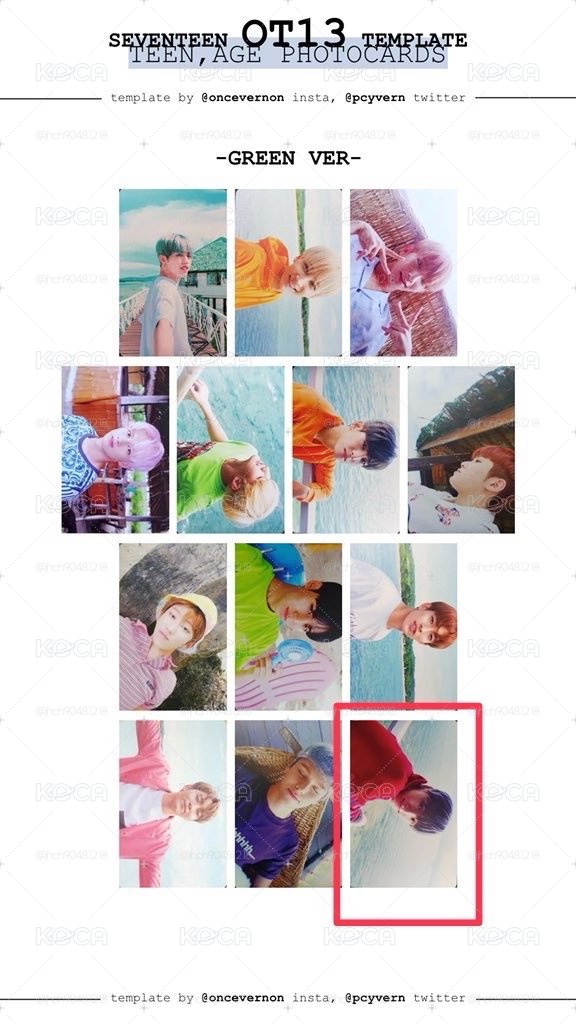 SEVENTEEN TEEN,AGE 綠版全專 奎立牌+燦小卡