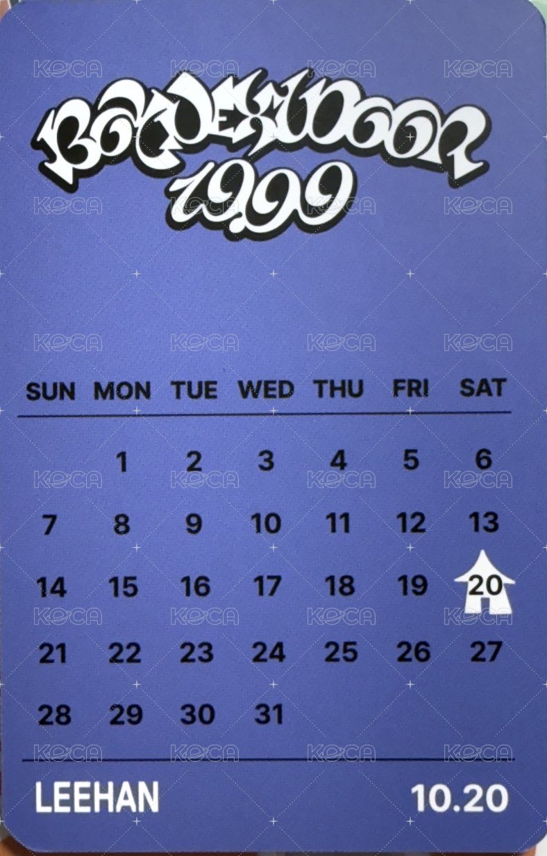 19.99 yes24 特典卡 生日卡背 背面