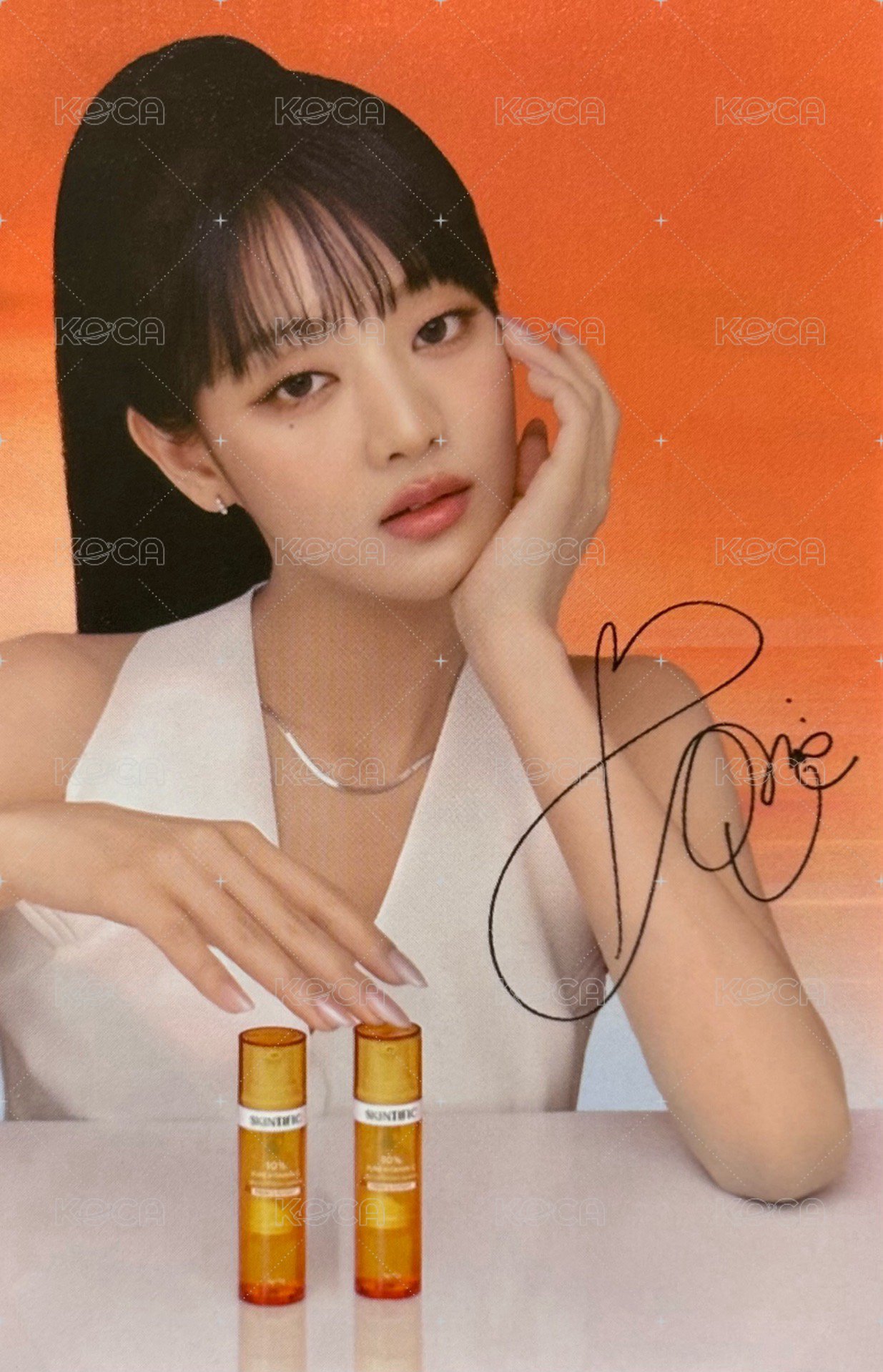 代言卡 SKINTIFIC 正面