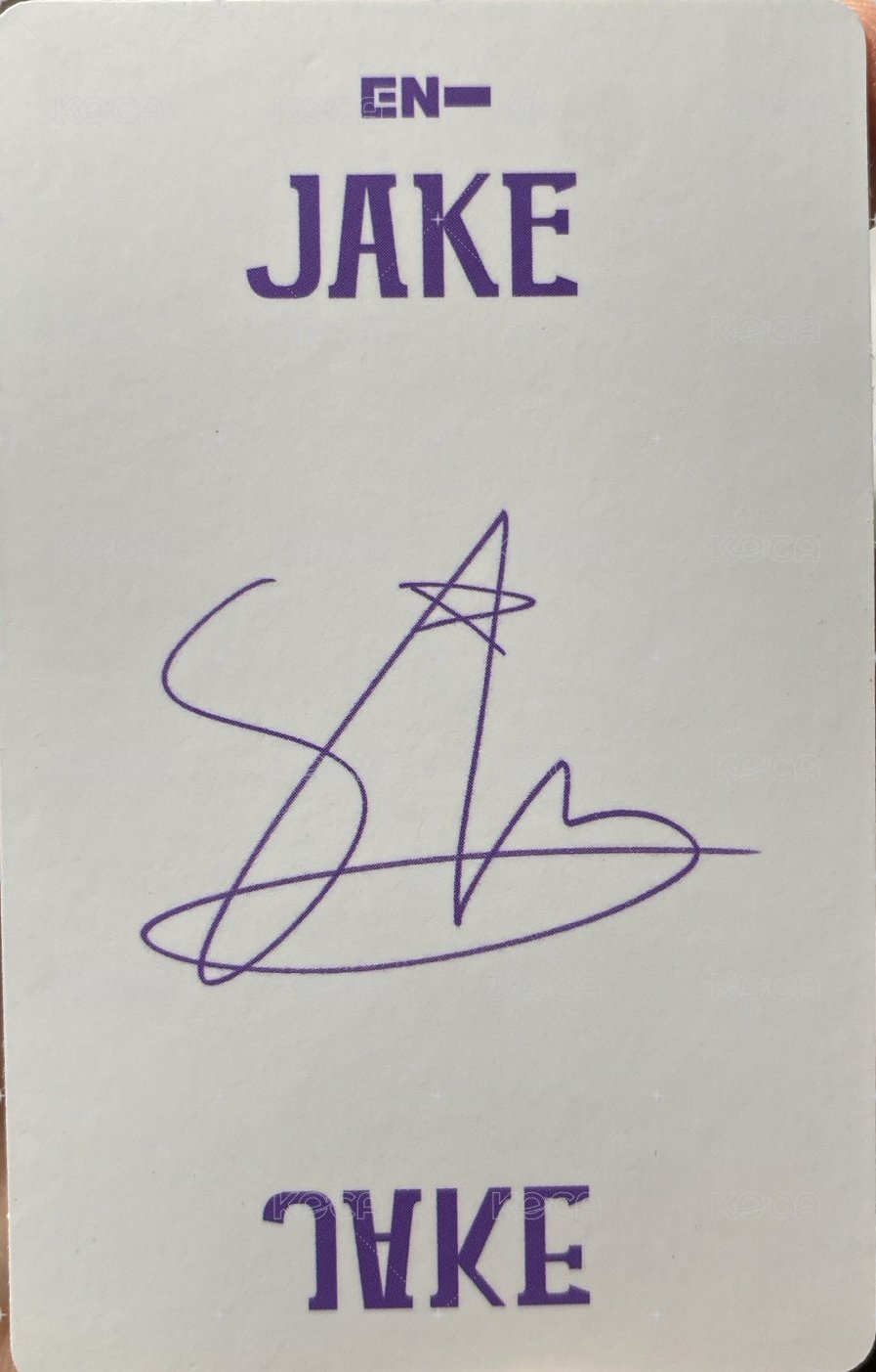 正一 專輯卡 Scylla版 紫版 閃卡 背面