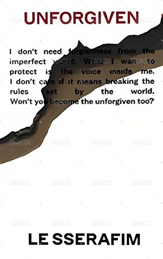 UNFORGIVEN 專輯卡 vol.1 專卡 背面