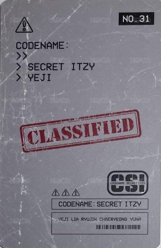 CSI 隨機卡 No.31 背面