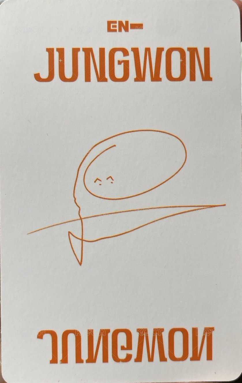 正一 專輯卡 Odysseus版 橘版 閃卡 背面