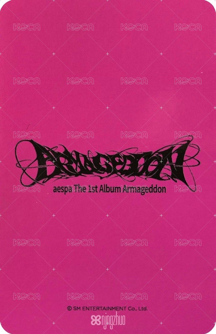 正規一 wm 幸運卡 寧 背面