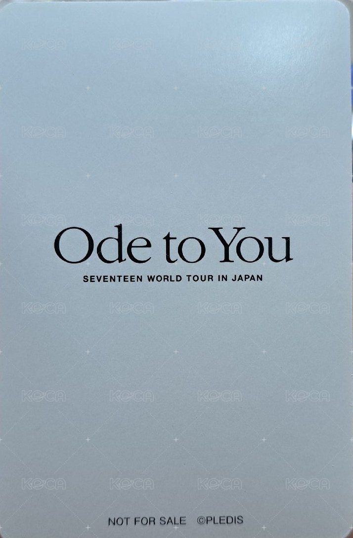 19’OTY 演唱會 DVD / CD 卡  背面