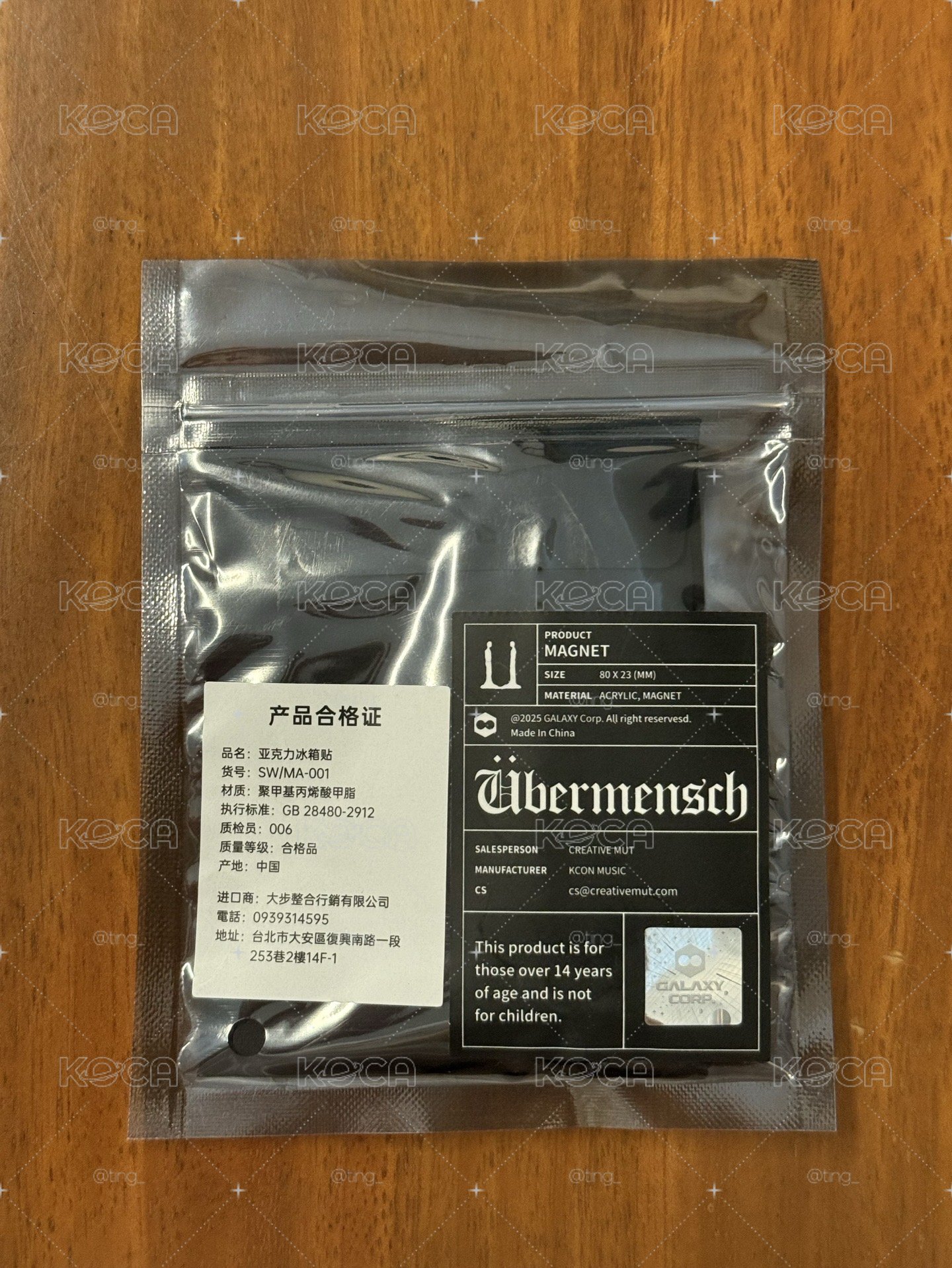 台北101GD展覽周邊-磁鐵