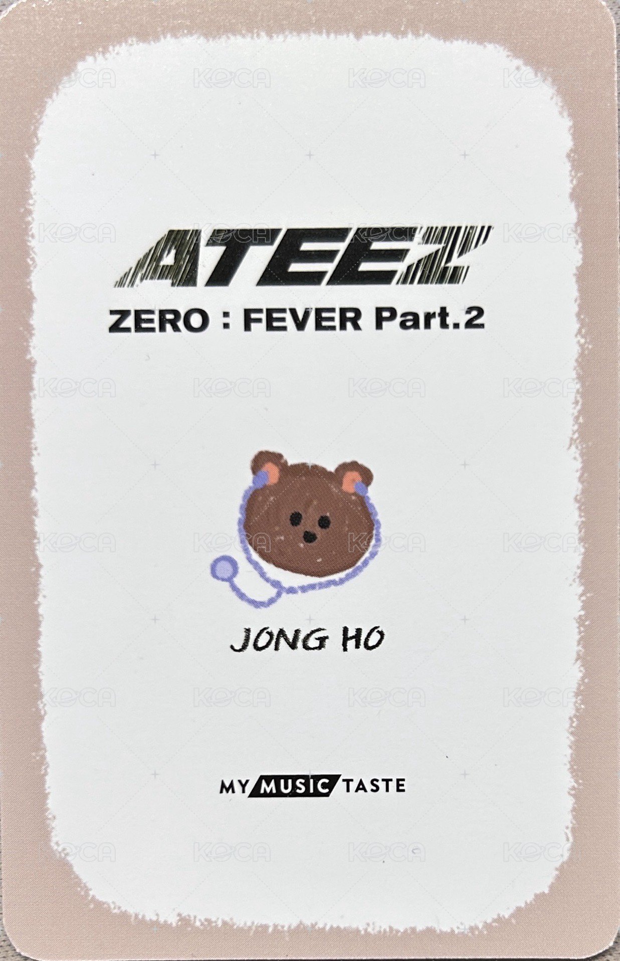 Fever pt.2 mmt 2.0 簽售卡  背面