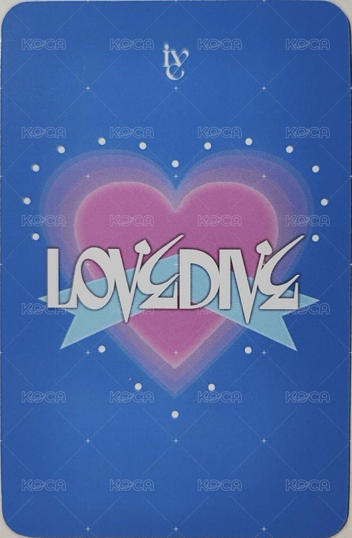LOVE DIVE 楠藝 簽售卡 愛河2.0員 背面