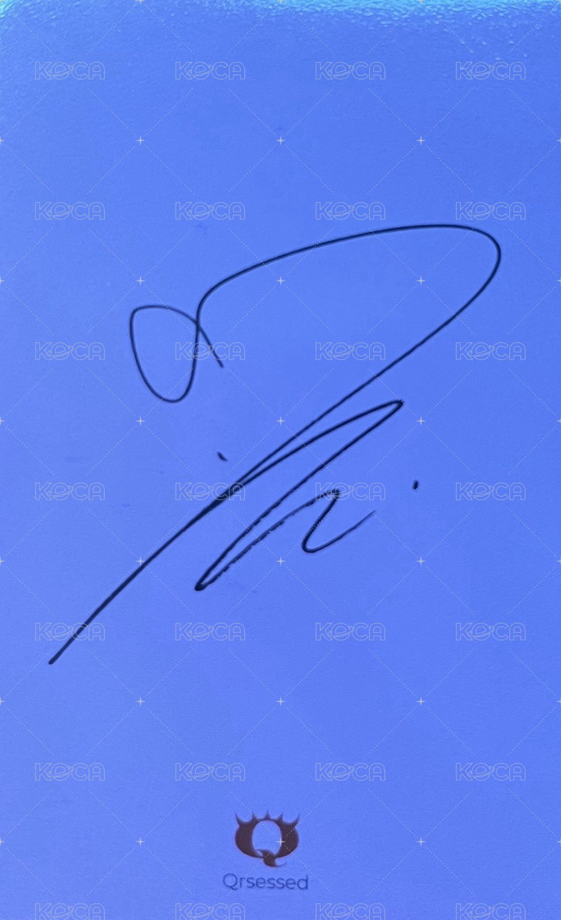 美瞳 代言卡  背面