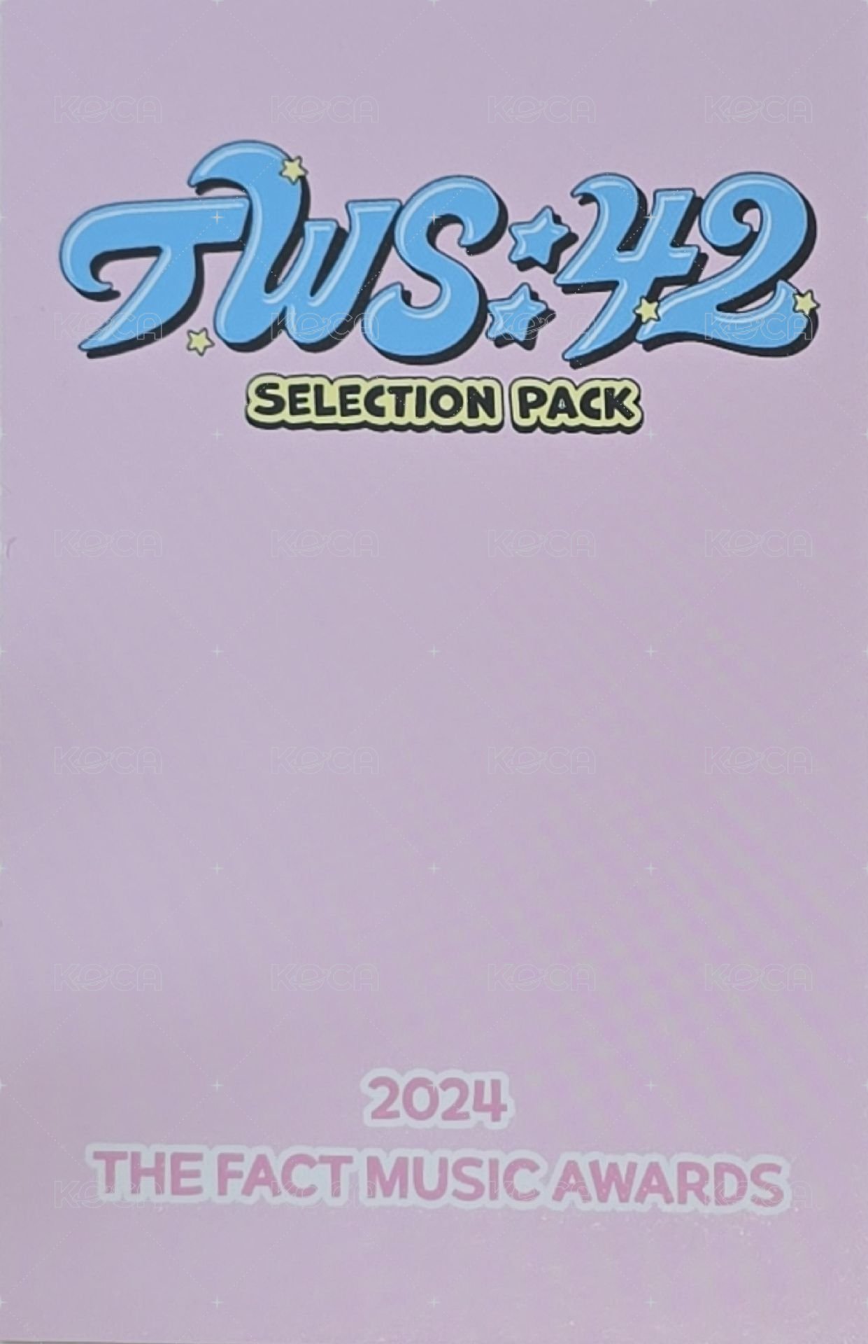 TWS:42 Selection Pack 周邊卡  背面