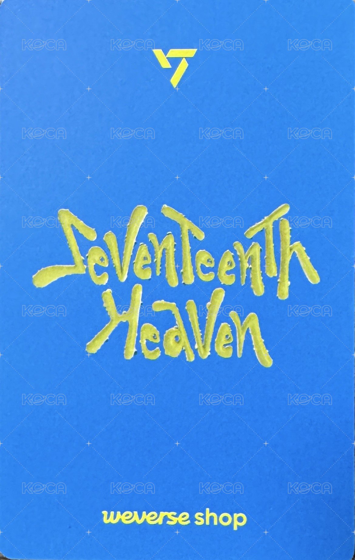 MINI11 wvs 特典卡  背面