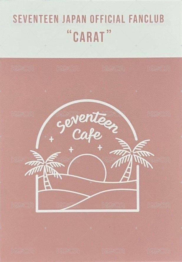 22’CAFE SR 滿額卡 克拉抽獎 CARATくじ 背面