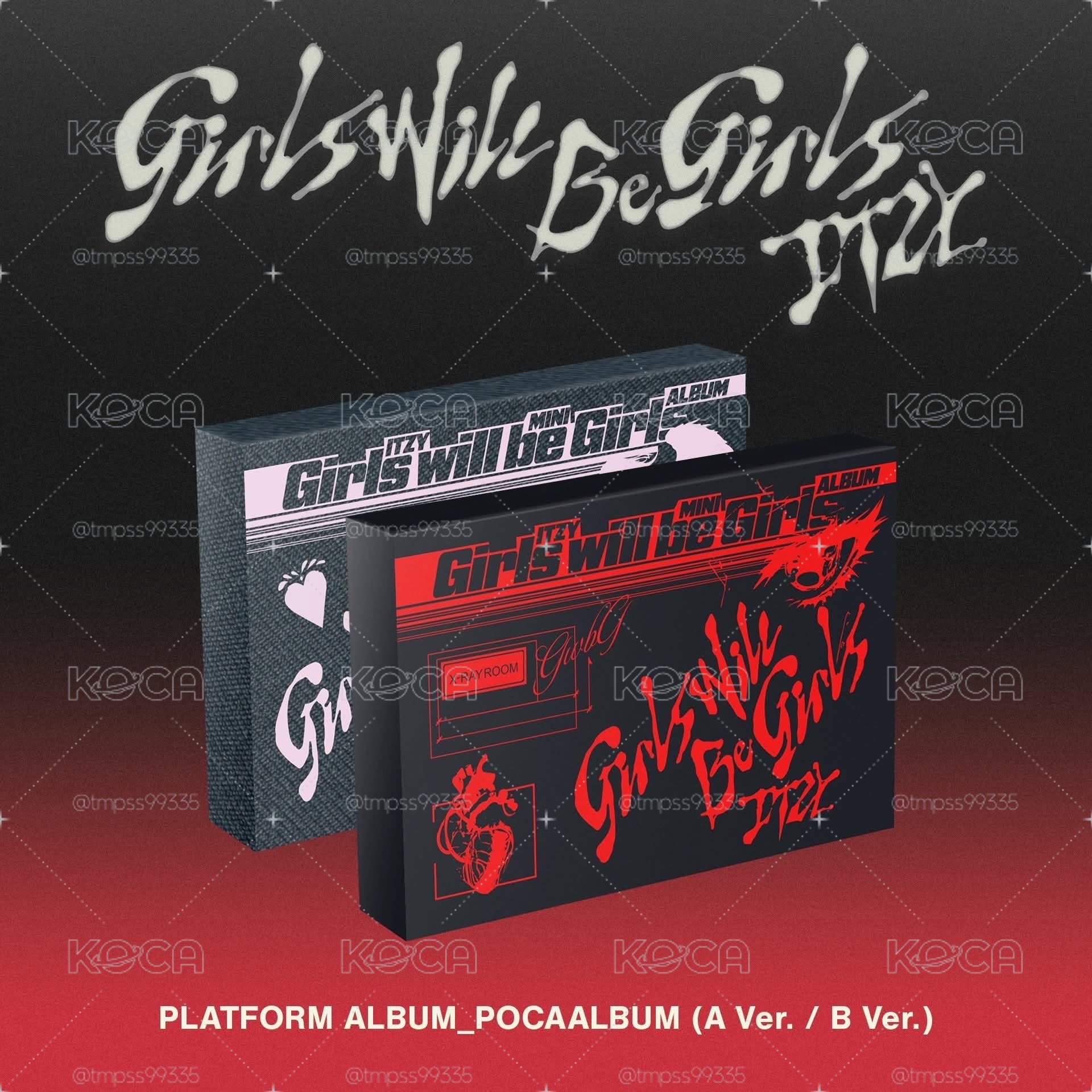 ITZY girls will be girls電子專 一套