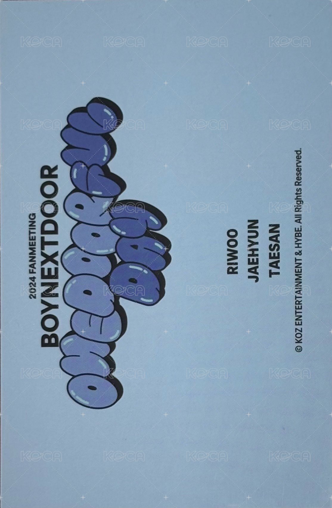 24fm 周邊卡 白踢衣服卡 234三人卡 背面