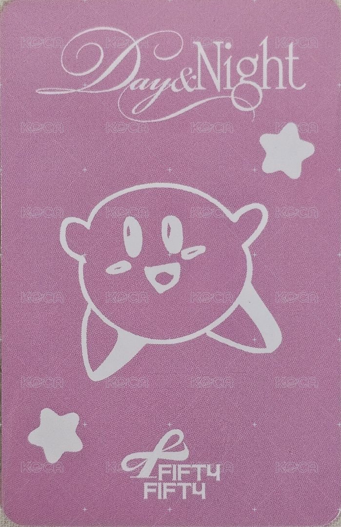 Day & Night am 特典卡 Day&Night 預售 - 卡比ver 背面