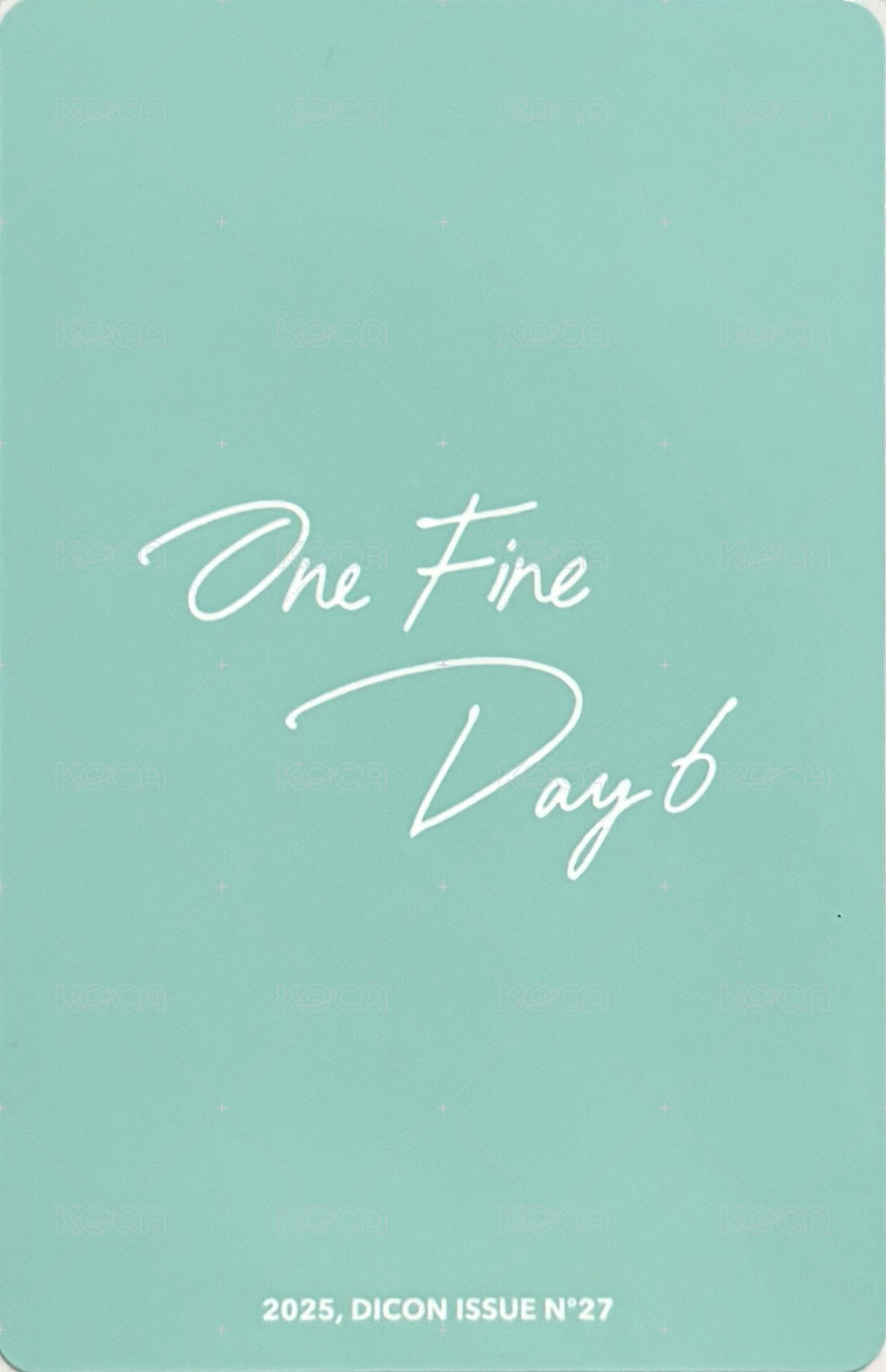 D社雜誌 wvs 特典卡 A版 背面