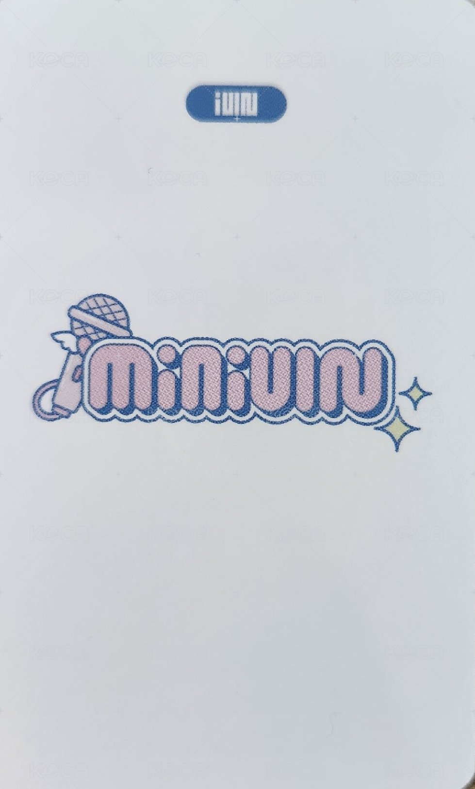 minidle 2.0 周邊卡 小芒麵 背面