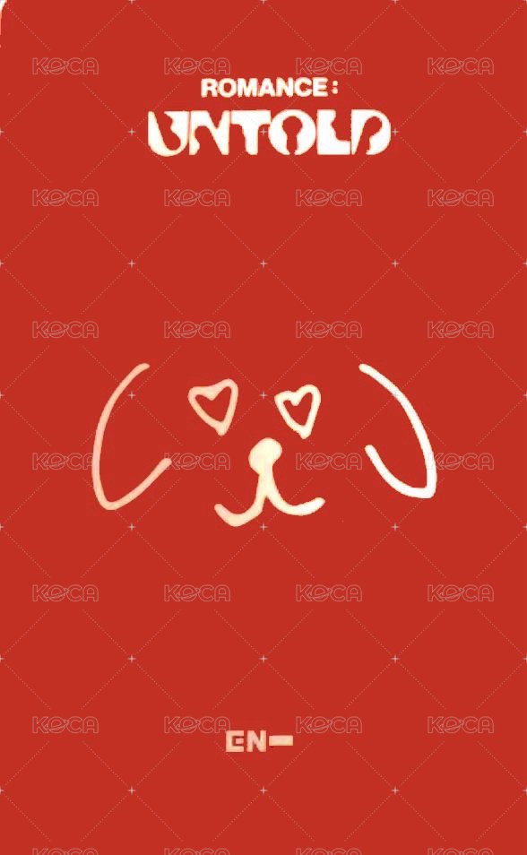 正二 專輯卡 ENGENE ver. 背面