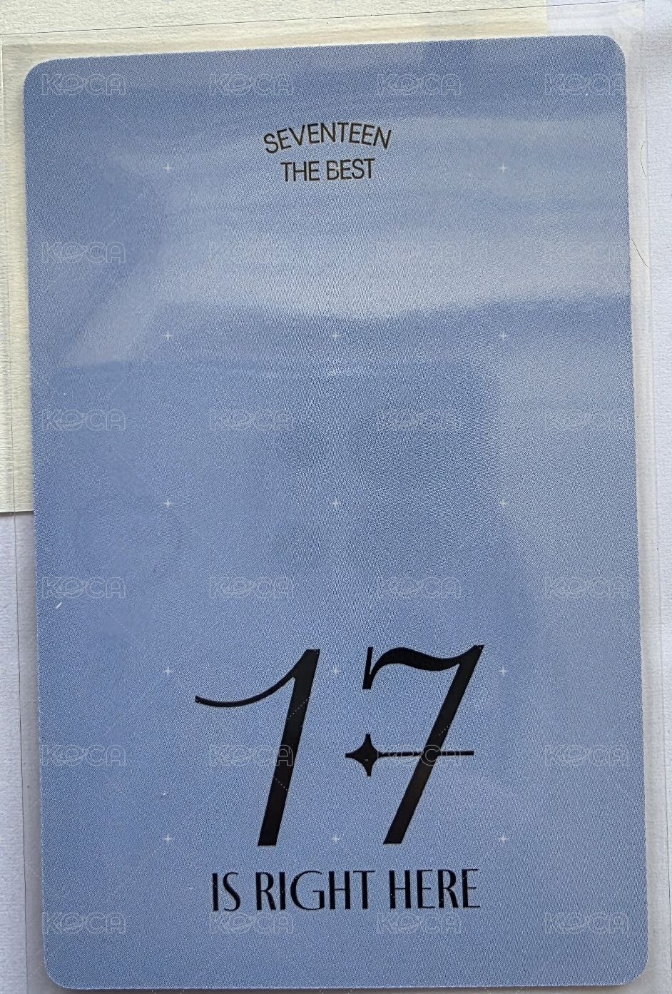 精選專 yzy 4.0音樂放送 特典卡  背面