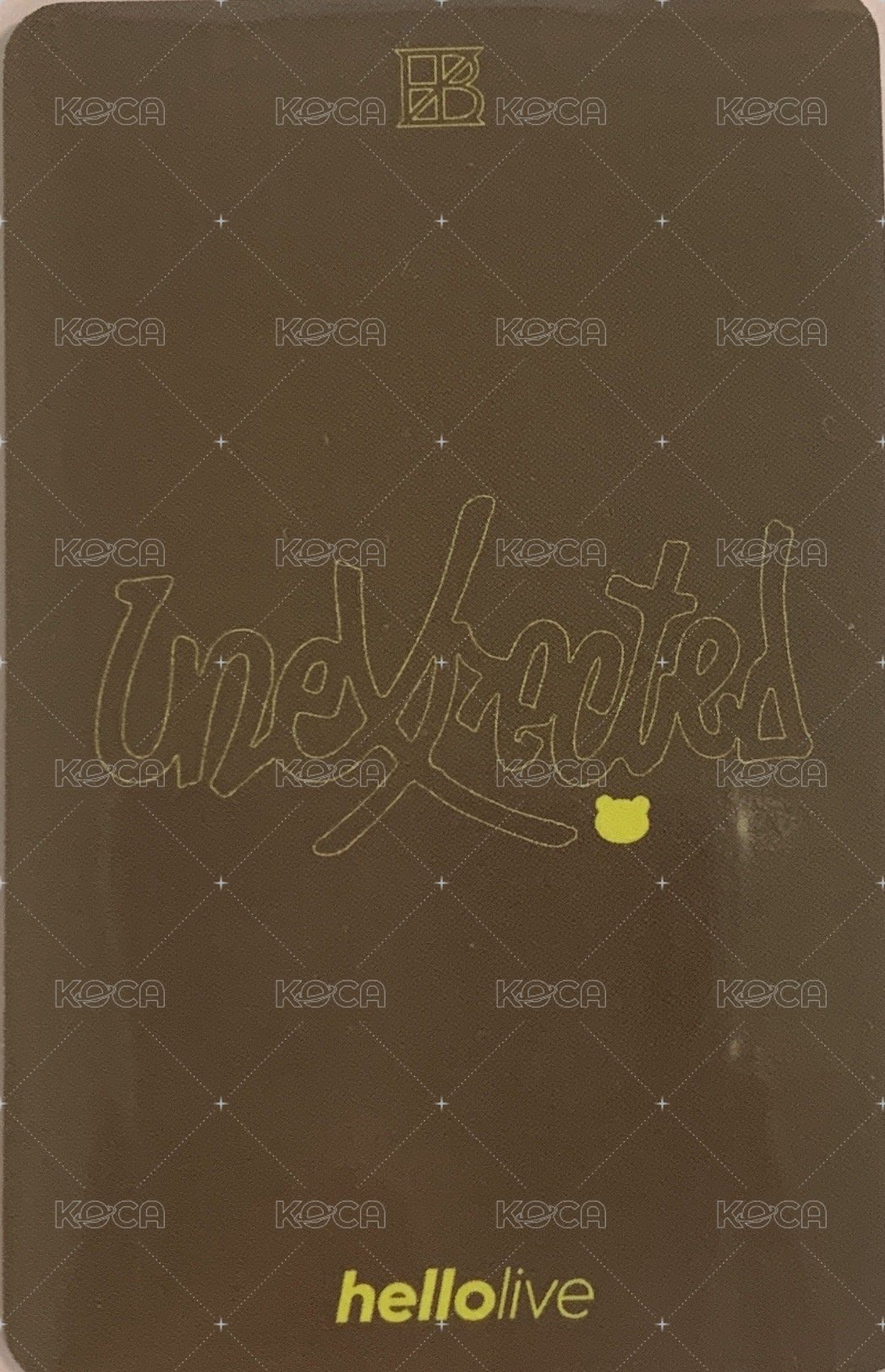 Unexpected hl 3.0 特典卡 拉拉熊艾 背面