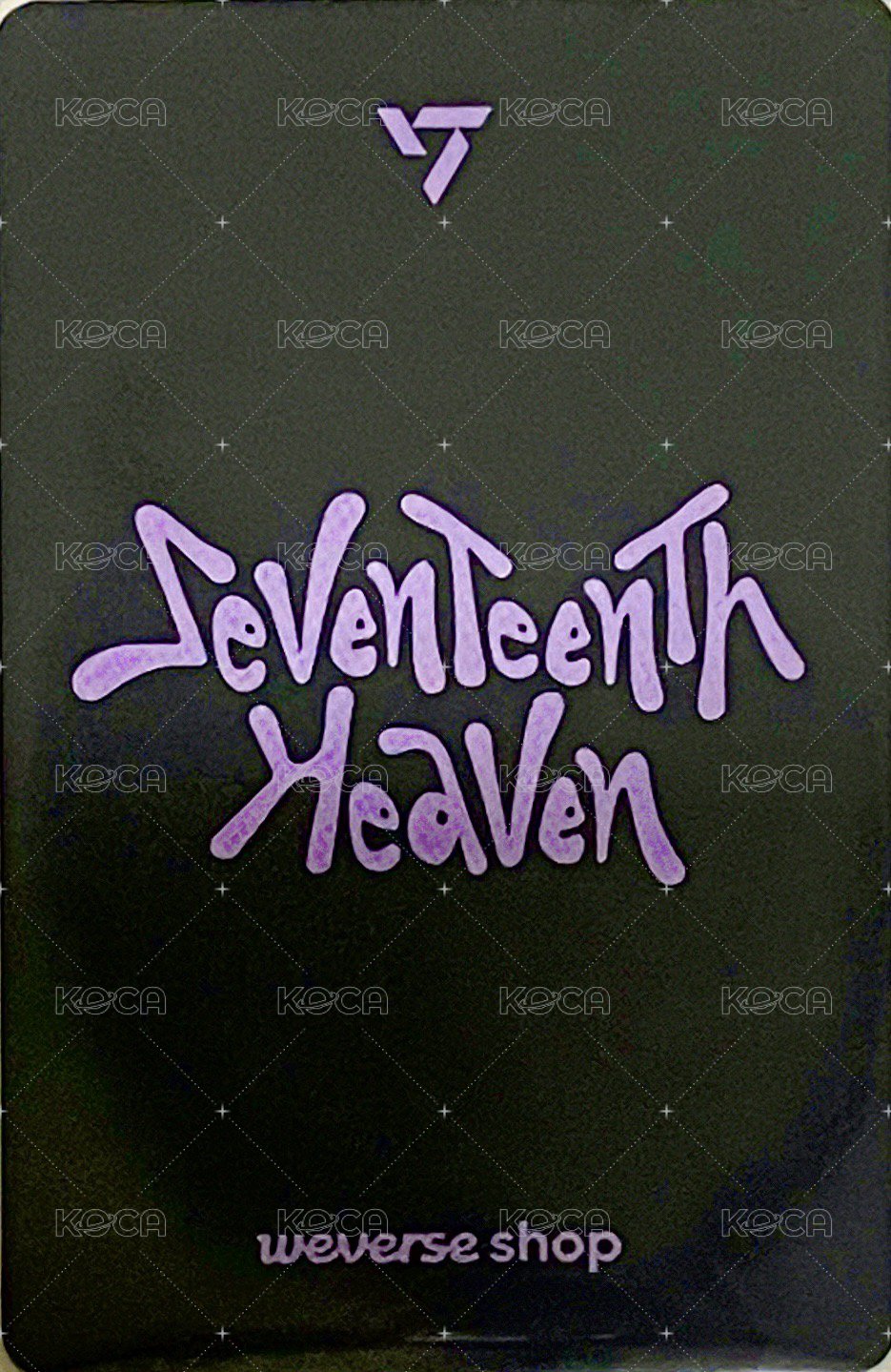 MINI11 wvs mk 簽售卡  背面