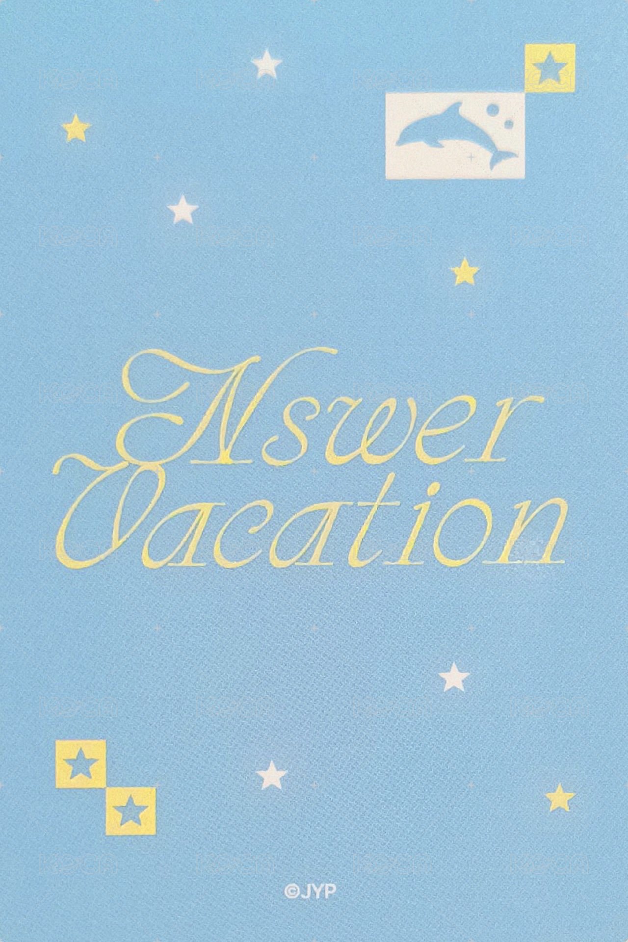 NSWER VACATION 隨機卡  背面