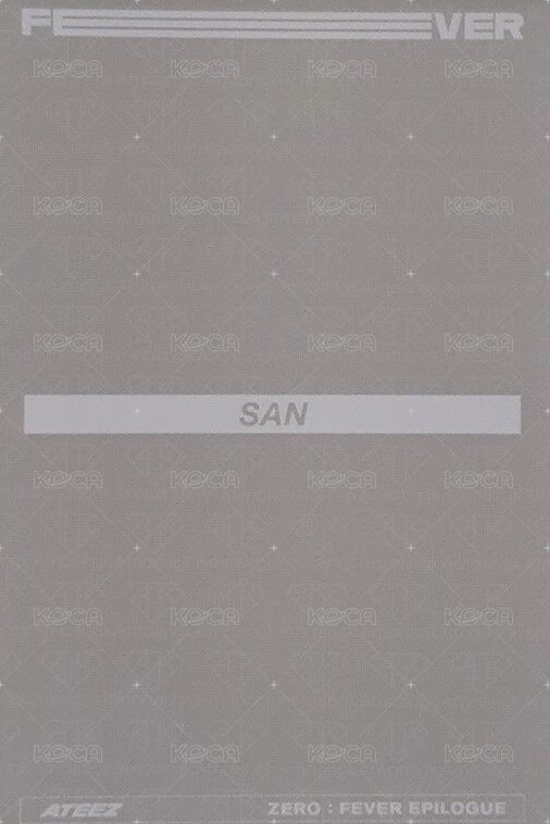 FEVER Epilogue 專輯卡 A ver. Limited 背面