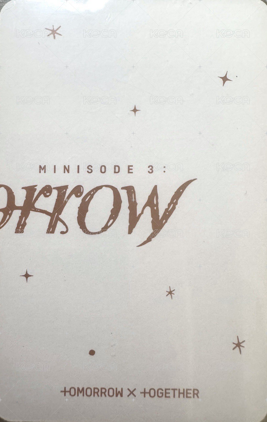 迷六 專輯卡  背面