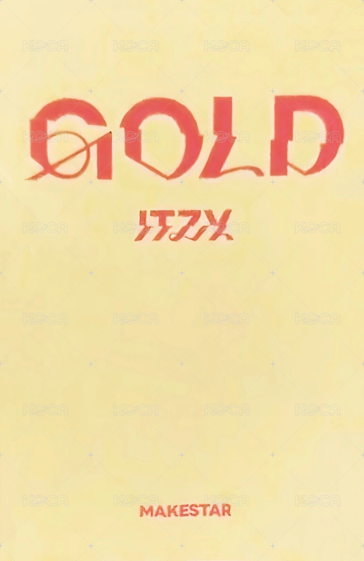 GOLD ms 12.0 簽售卡 愛心相框 背面