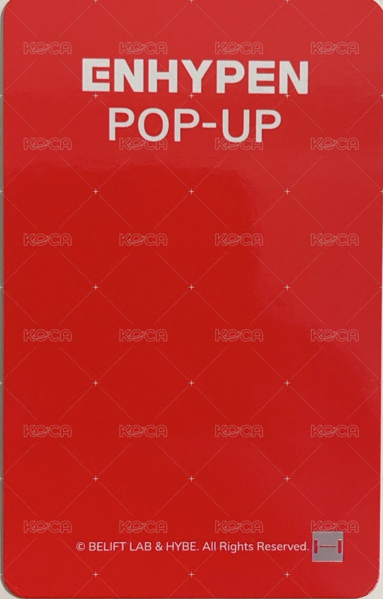 正二 滿額卡 快閃店滿額卡 背面