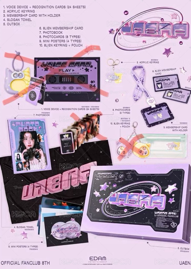 IU八期會員禮 拆售