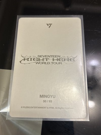 金珉奎 RIGHT HERE隨機卡