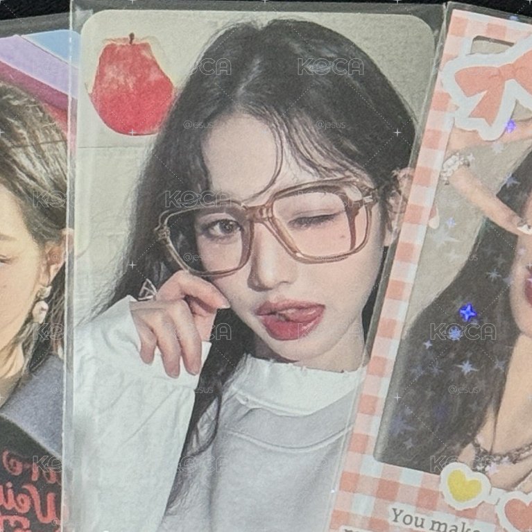 IVE 張員瑛 小卡 眼鏡員 簽售卡