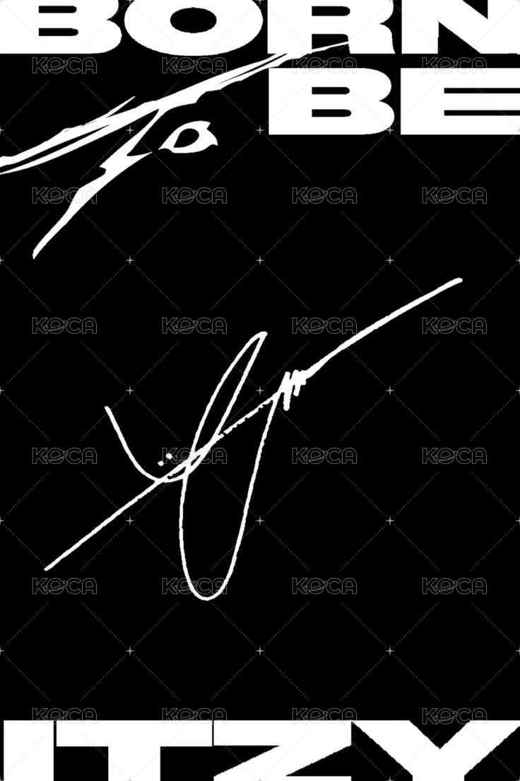 BORN TO BE 專輯卡 普版 背面