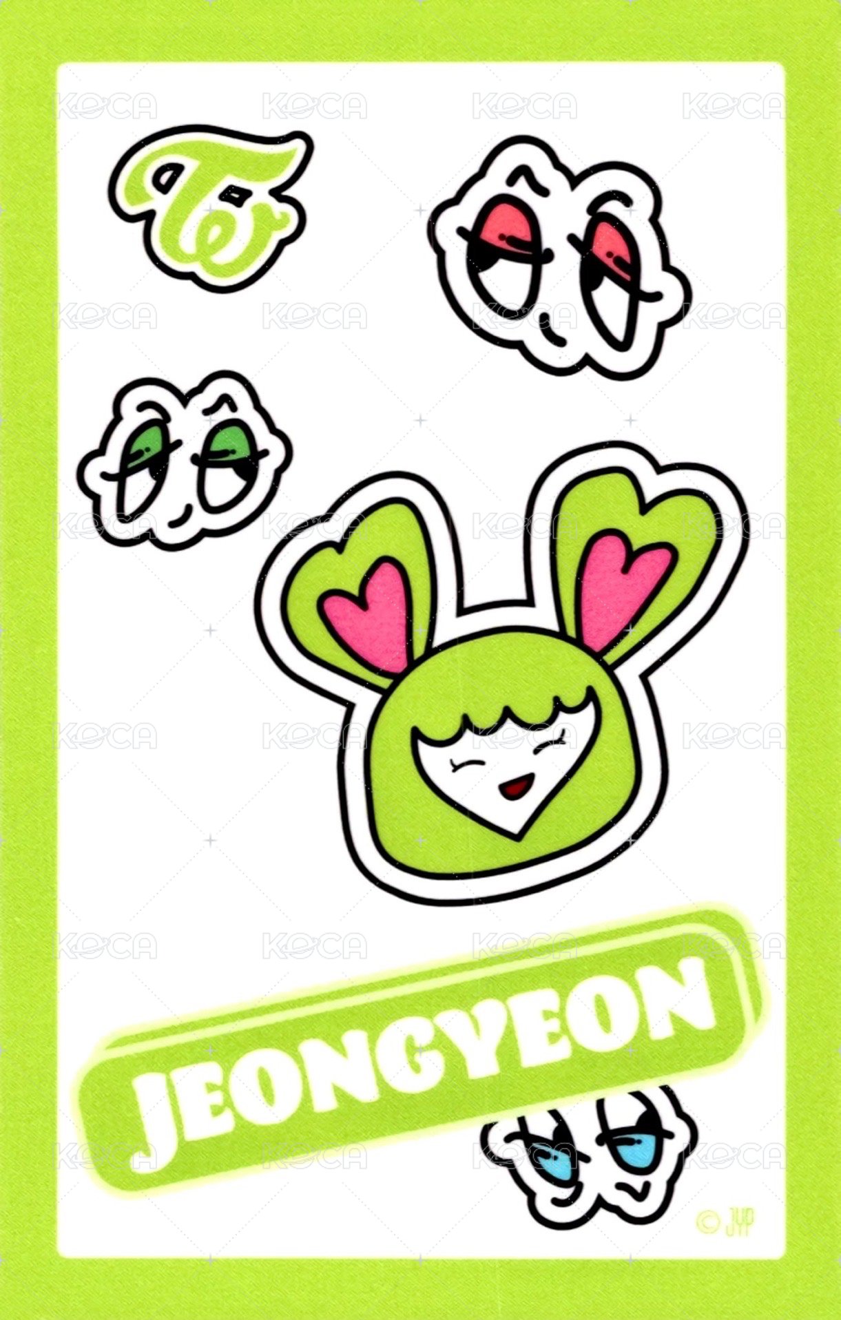 六巡 JYP JAPAN 滿額卡  背面