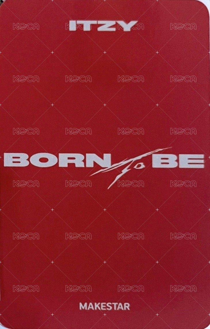 BORN TO BE ms 預售 特典卡  背面