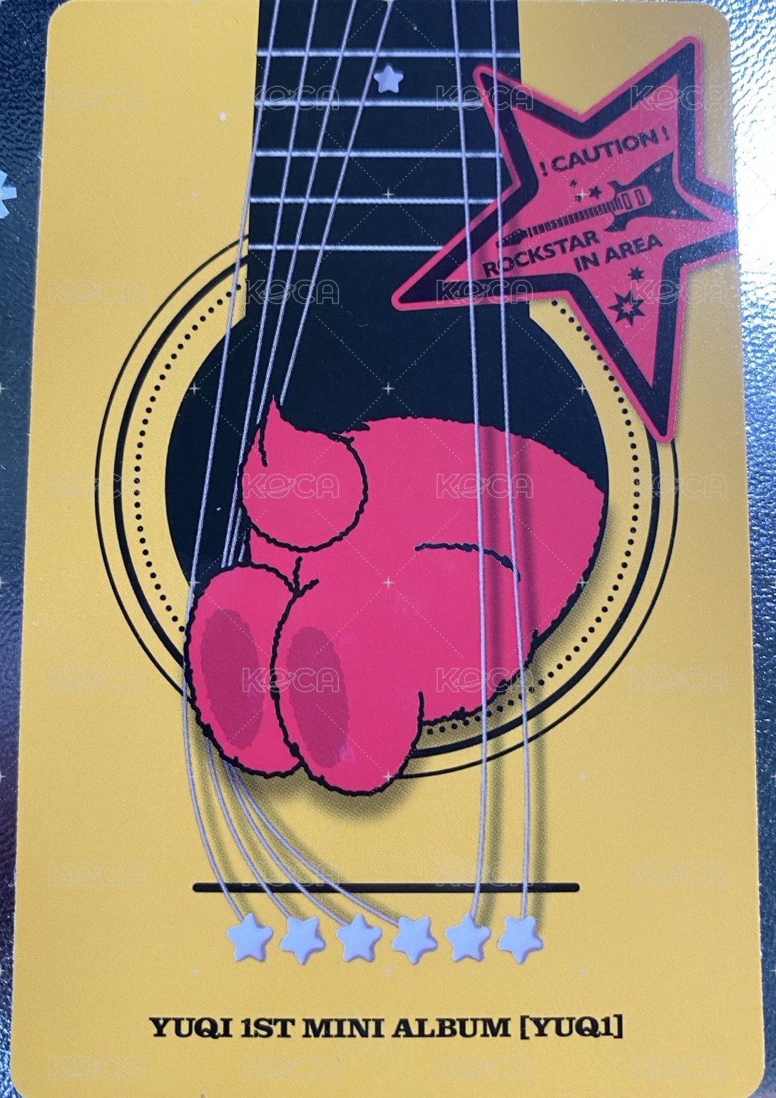 YUQ1 專輯卡  背面
