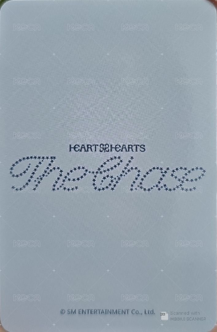 單一 am 簽售卡  背面