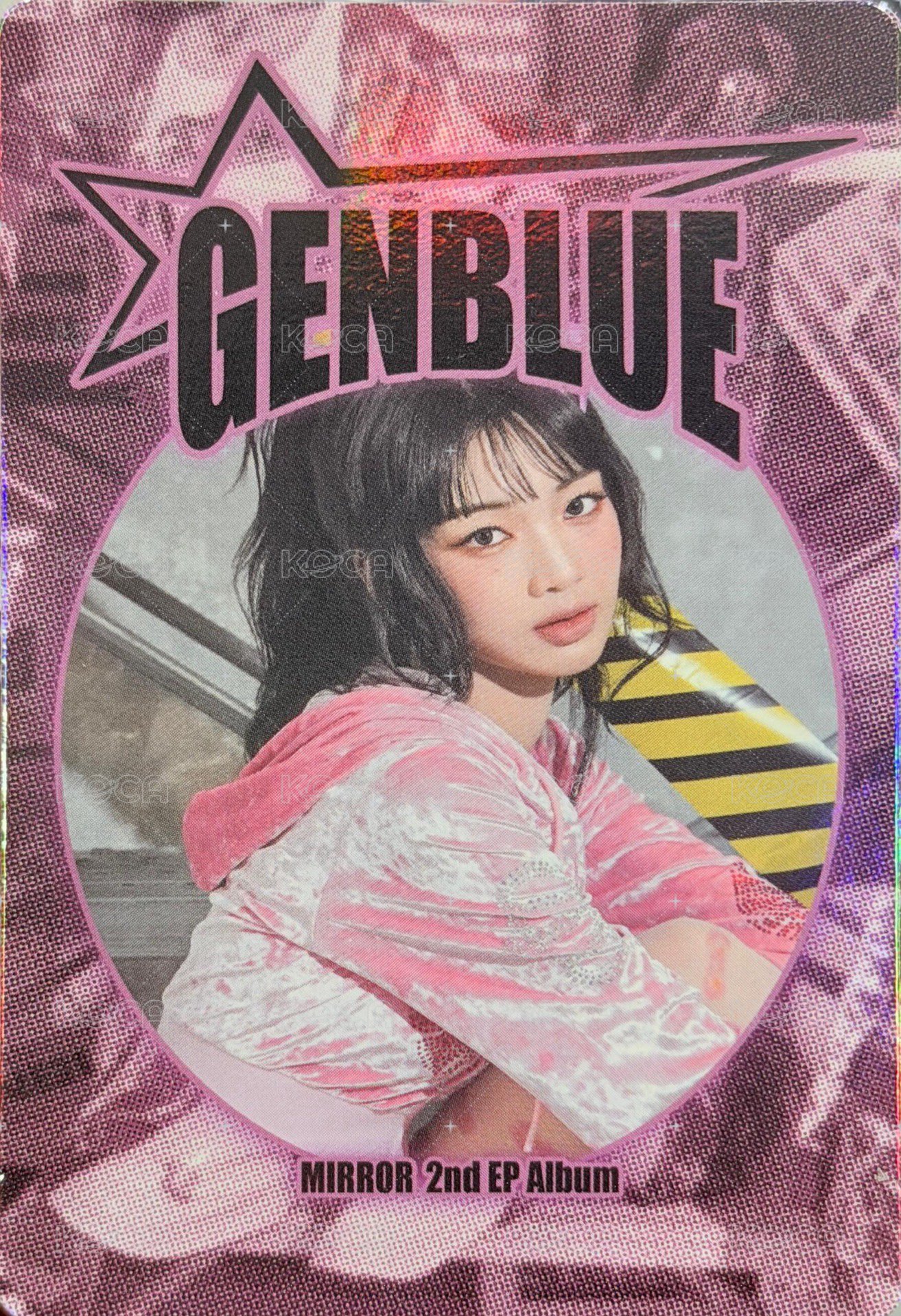 2nd EP Album - MIRROR 專輯卡 ID CARD 正面