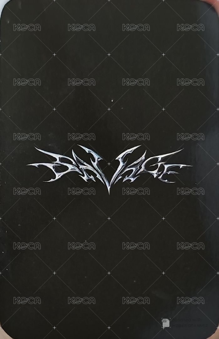 Savage mumo 特典卡 1.0柚 背面