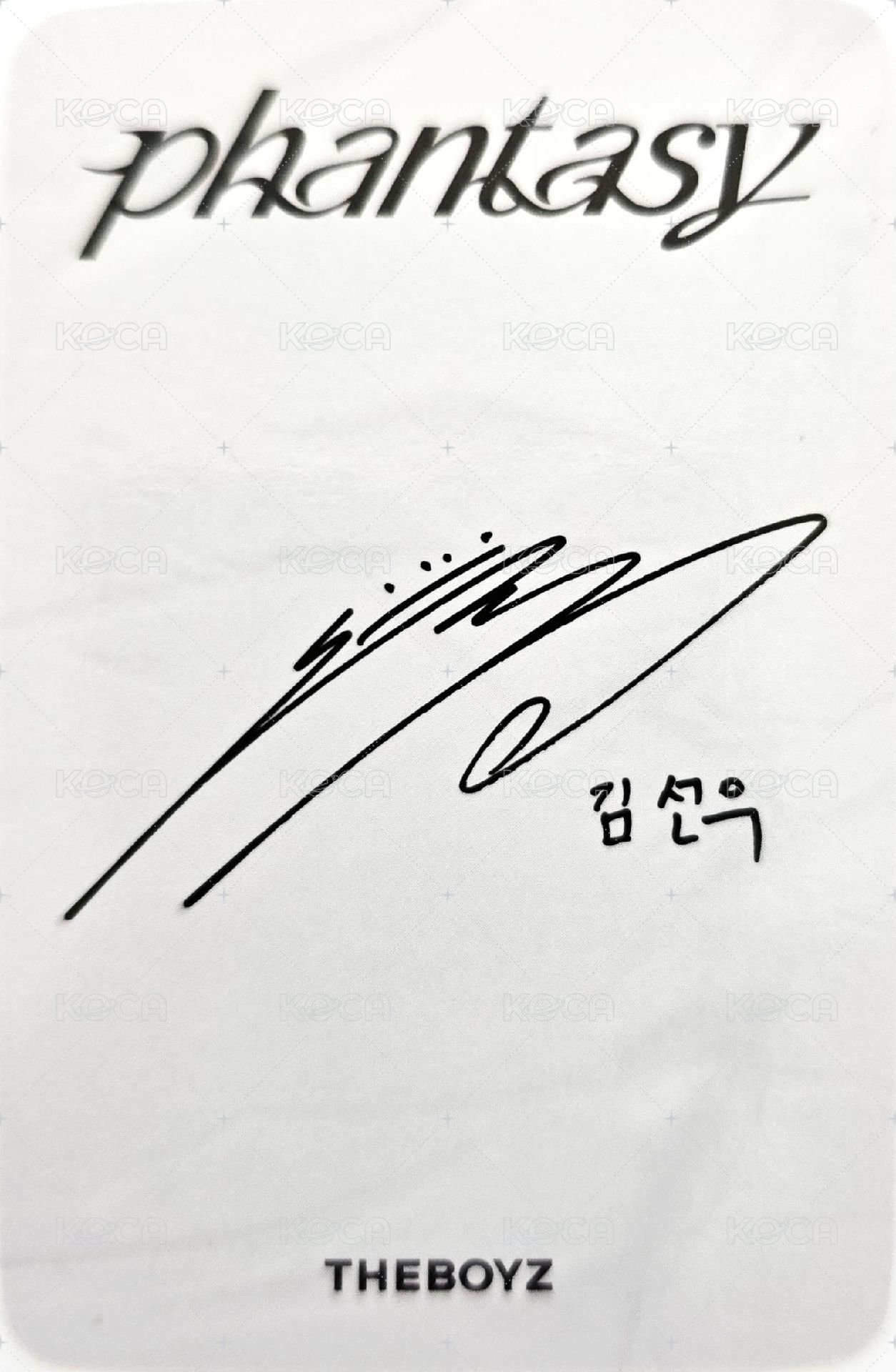 PHANTASY Pt.3 Love Letter k4 1.0 幸運卡 為什麼生氣ver. 背面