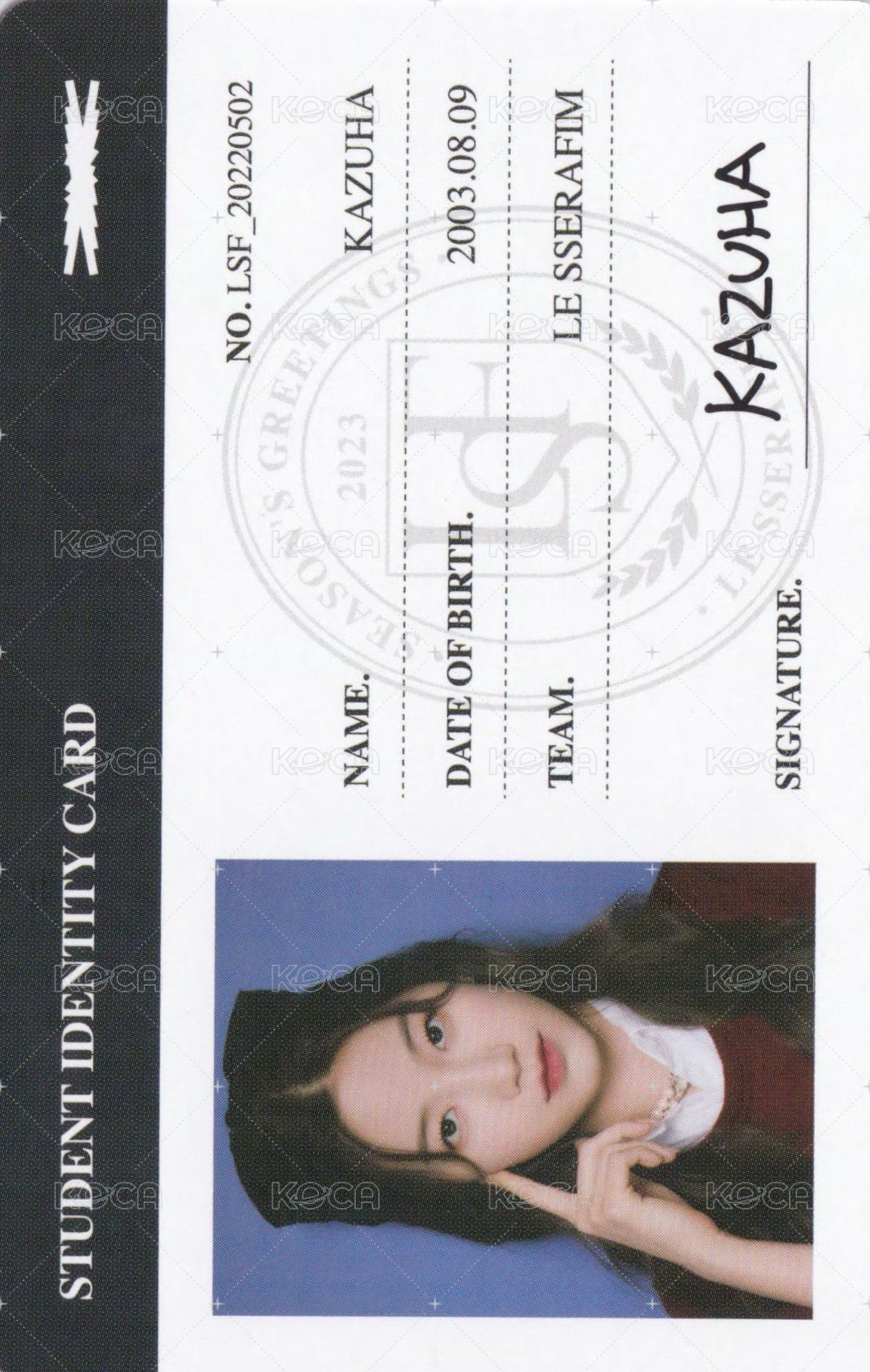 23’年曆 年曆卡 ID卡 正面