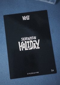 25’Holiday Woozi隨機卡54