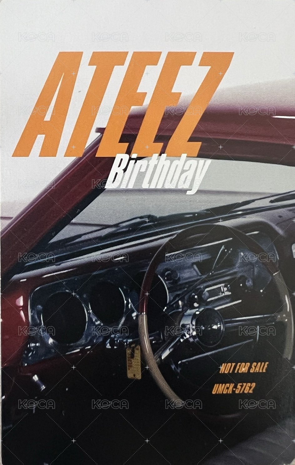 Birthday 專輯卡 通常盤 背面