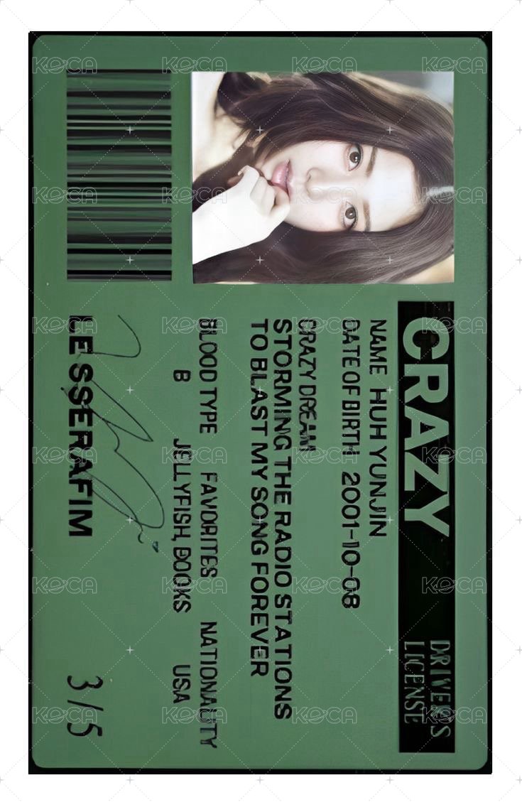 CRAZY 專輯卡 VOL.2 專卡 背面