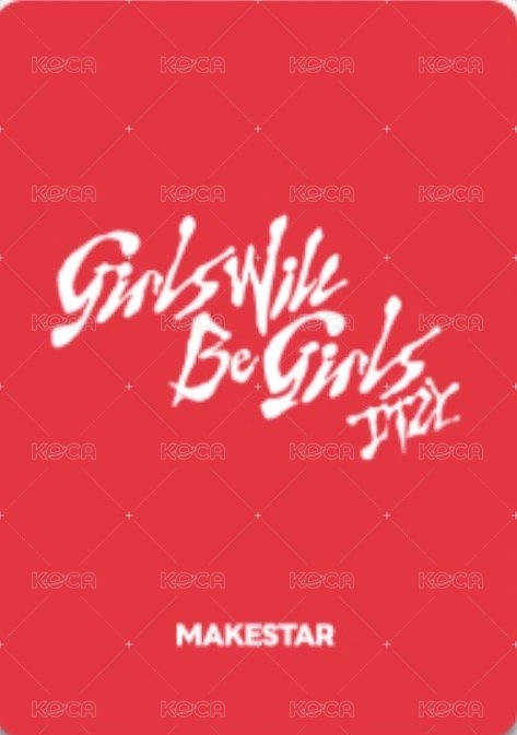 GWBG ms 1.0 簽售卡 迷你卡 大臉照 背面