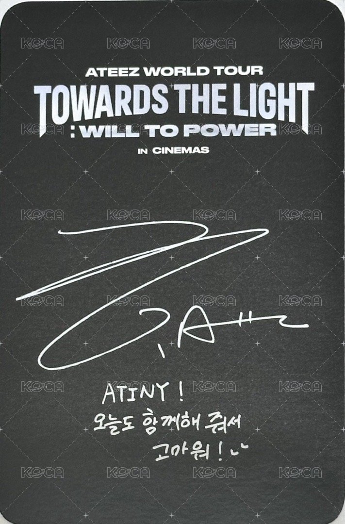 TTL 電影 韓國第一週 電影卡  背面